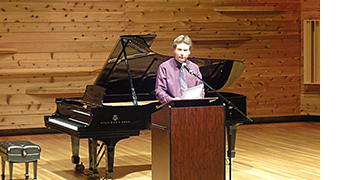 Yevgeny Morozov's lecture-recital. "Thematic Transformation and Piano Technique in Liszt's Sonata in B Minor". 