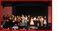  "YOU GOT RHYTHM" CLOSING CEREMONY. The prize-winners in piano, violin and voice competition. The First Prize of Junior won Jennifer Liu, piano teacher YEVGENY  MOROZOV,   Middlesex   County  NJ. 